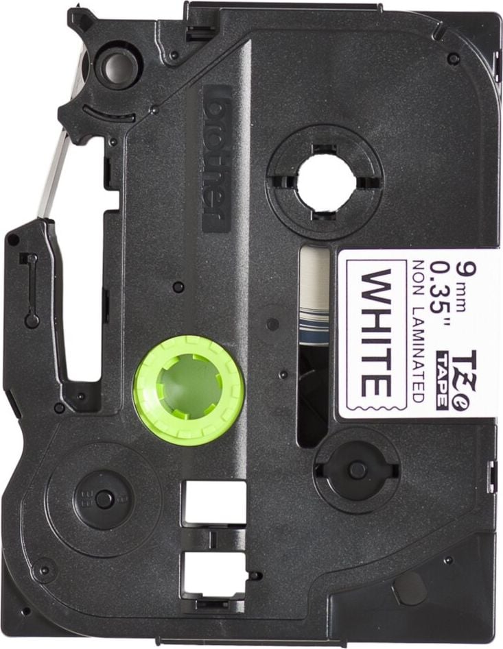 Schriftbänder Brother TZe-N221, schwarz auf weiß, 9mm/8m
