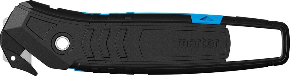Cutter Martor SECUMAX 350 SE 350040.02 25,85mm, 25,85mm Klinge, 98% recyceltes Kunststoffgehäuse, Klebebandritzer, schwarz