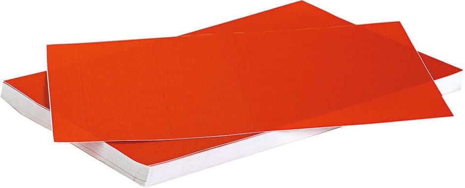Rückenschilder Corona, breit/kurz, 192x61mm, auf A4, Pack 100
Blatt/400 Stück, rot