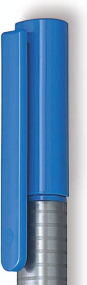 Fineliner Staedtler triplus 334, ca. 0,3mm, metallgefasste Spitze,
Dreikantschaft, aus 97% Rezyklat, gelb
