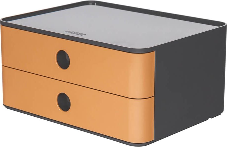Schubladenbox HAN SMART-BOX ALLISON 1120, für A5, 2 geschlossene Schubladen, ABS-Kunststoff, hellbraun