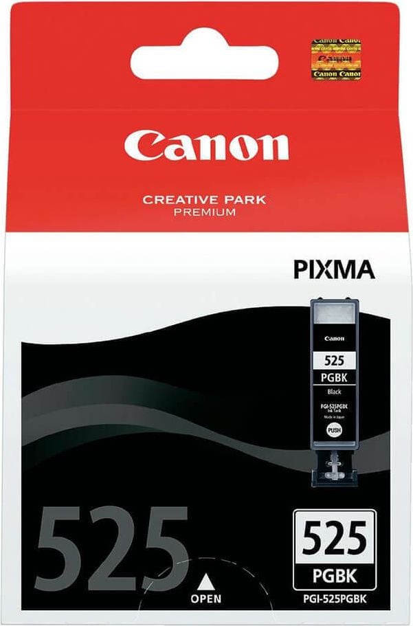 Canon Tintenpatrone PGI-525BK, schwarz, (4529B001), 19ml