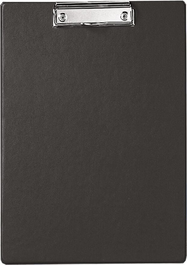 Klemmbretter a-series, A4, Karton folienkaschiert, Bügelklemme, Aufhängeöse, schwarz