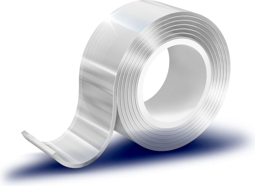 Doppelklebeband Tesa Universal double Sided Tape Nano Power, 30mm x 1m, starke Haftung, ablösbar,
wiederverwendbar, für innen und außen