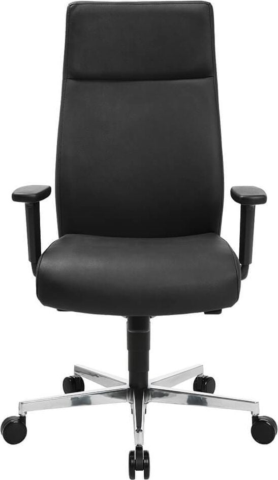 Bürodrehstuhl Topstar Chefsessel Profi 80 PPC49WTW2A80, Echtleder schwarz, Armlehnen,
Multifunktionsrollen, bis 110 kg, schwarz