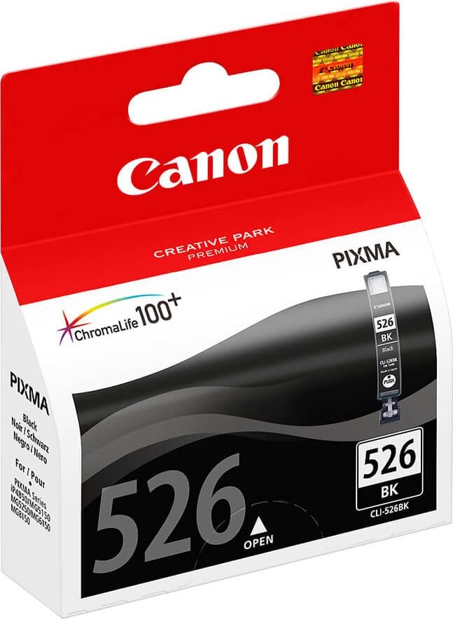 Canon Tintenpatrone CLI-526BK, schwarz,(4540B001), 9ml