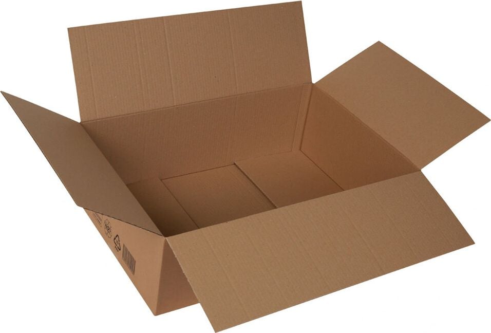 Versandkarton FEFCO 0201 KWP1-047, 250x150x150mm (LxBxH), braun, ohne
Höhenrillung, Pack 25 Stück
