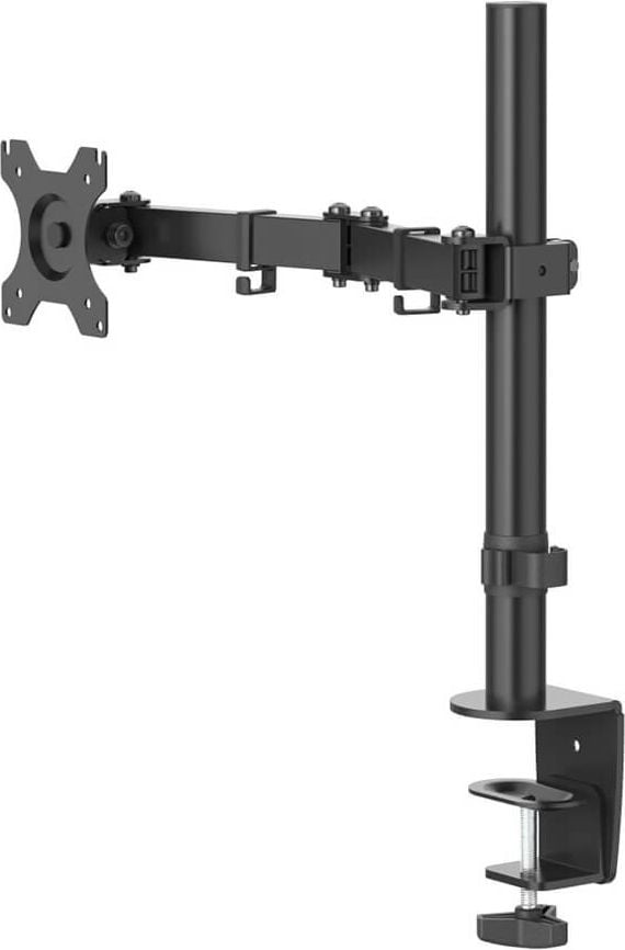 Monitorhalter Hama FULLMOTION Einzelarm 118490, 1 Arm, Tragfähigkeit bis zu 10 kg,
Schwenkarm, höhen- und tiefenverstellbar,
Klemmhalterung, schwarz