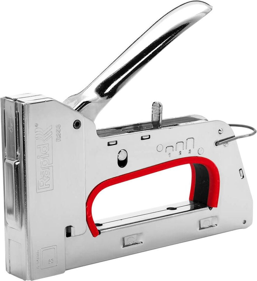 Heftgerät Rapid PRO R35E 10640125, Handtacker, für Nr. 53 6-14mm
Feindrahtklammern, silber, silber