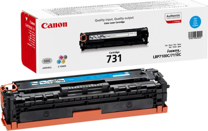 Canon Lasertoner 731C, cyan, (6271B002), 1.500 Seiten