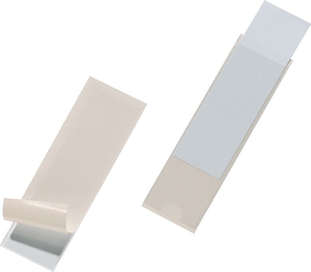 Selbstklebetaschen Durable Pocketfix 8073, 28x100mm, selbstklebend, transparent, Beutel
10 Stück