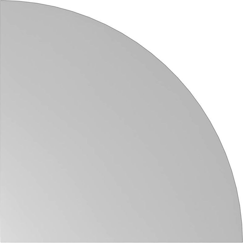Eckverbindung Hammerbacher HE91, 80x80cm (BxT), Viertelkreis, grau