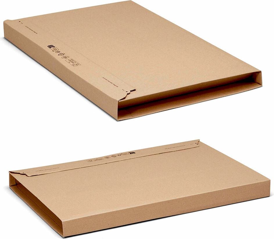 Universalverpackungen KBV-620, A2, Innenmaß: 620x420x54mm (LxBxH), variable
Höhe, B-Welle, braun, Pack 20 Stück
