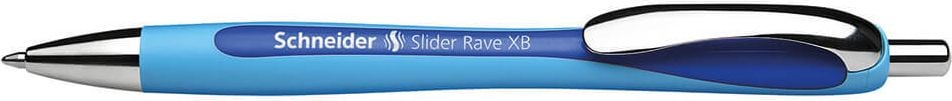 Kugelschreiber Schneider Slider Rave XB 1325, Mehrweg, Strichbreite ca. 0,7mm, Metallclip, blau