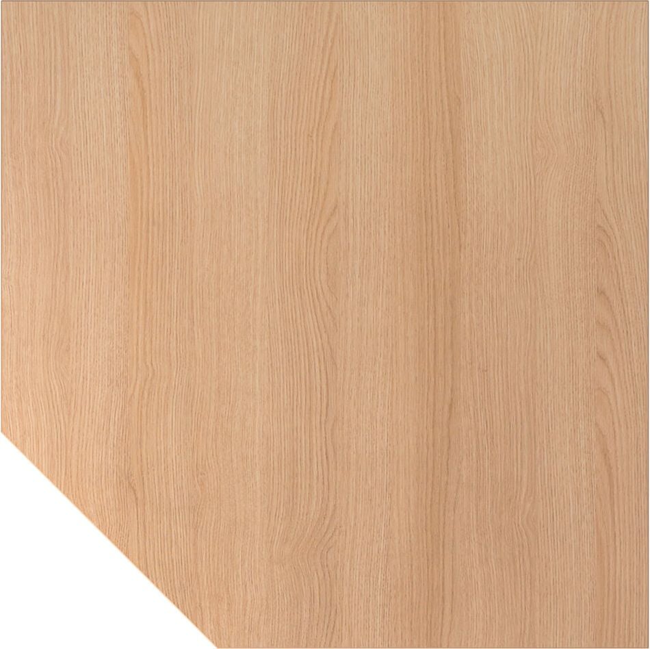 Trapezplatte Hammerbacher HT12, 120x120cm (BxT), Stützfuß, eiche