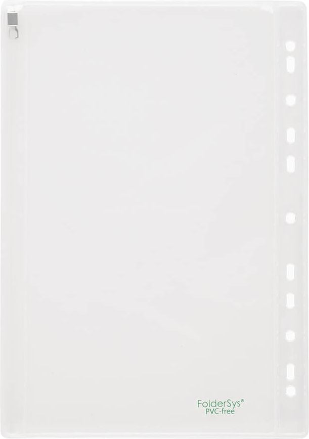 Kleinkrambeutel Foldersys A5 40431-00, Gleitverschluss, Abheftrand, EVA,
transparent, Pack 10 Stück