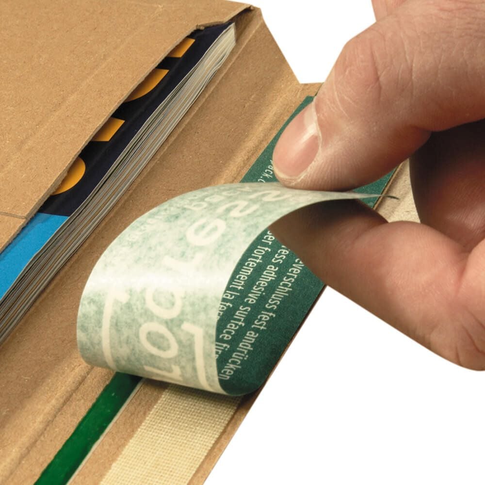 Vollpappe-Versandtaschen progress pack PP V04.03, für A4, Außenmaße: 315x240mm, 30mm Füllhöhe,
braun, Pack 100 Stück