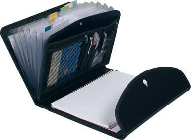 Konferenzmappen Exacompta Exafolio 55834E, Schreibmappe für A4, PP-Einband, schwarz