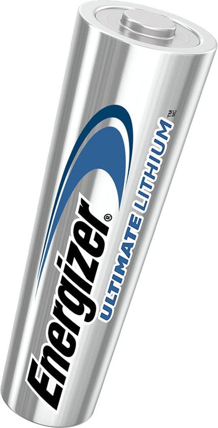Batterien Energizer Ultimate Lithium Mignon (AA), 1,5 Volt, temperaturbeständig von −40 C bis +60 C, enthält recycelte Materialien, Pack 10 Stück