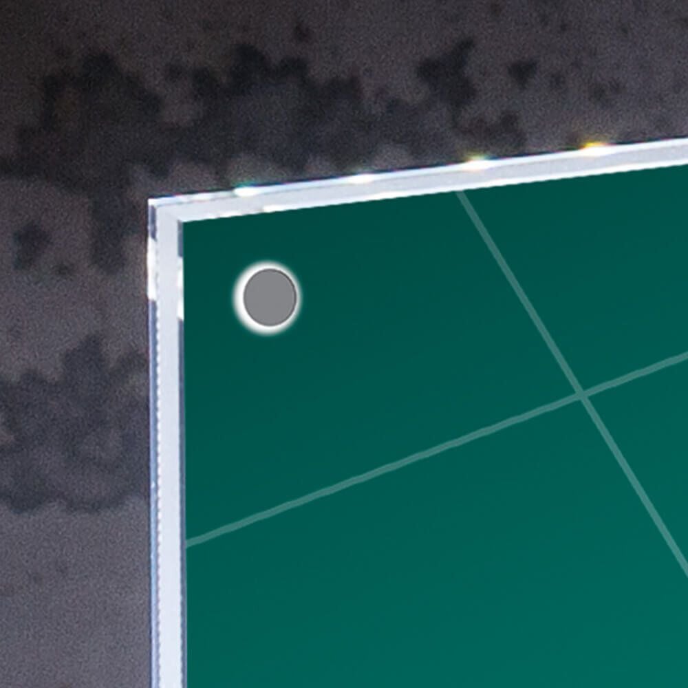LED-Tischaufsteller Sigel luminous TA420, A4 hoch, gerade, 2-seitige Präsentation,
glasklar/schwarz
