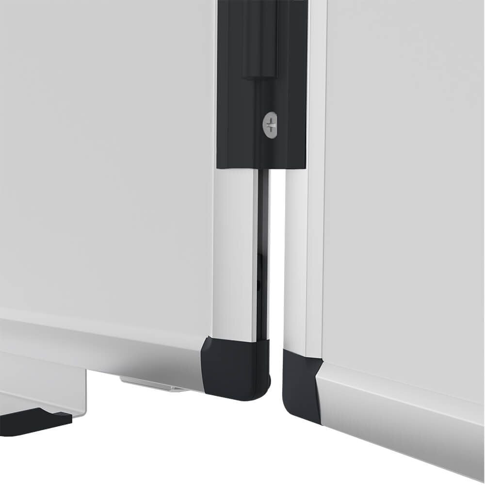 Whiteboard Legamaster Klapptafel UNITE PLUS 7-108363, Klapptafel: 3 Tafeln, ausgeklappt: 300x100cm,
emailliert, bakterienresistent, trocken
abwischbar, Aluminiumrahmen, Wandaufhängung,
FSC