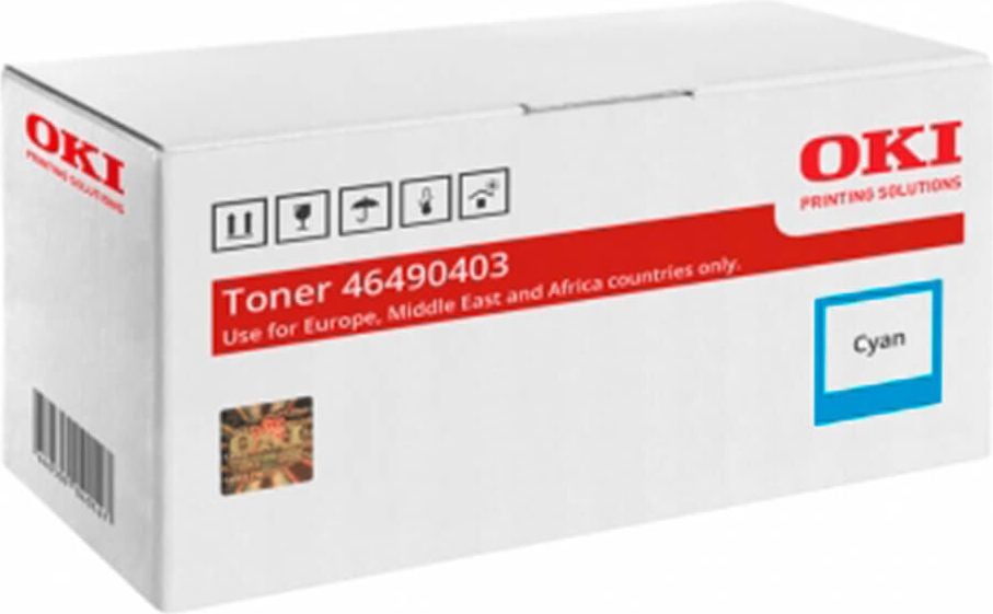OKI Lasertoner 46490403, cyan, 1.500 Seiten