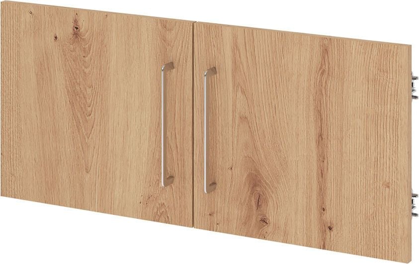 Modul für Schranksystem Hammerbacher FlexWall, Türen, Threespine-Klicksystem, 39,6 x 1,6 x 34,9 cm
(B x T x H) je Tür, 1 Ordnerhöhe, asteiche