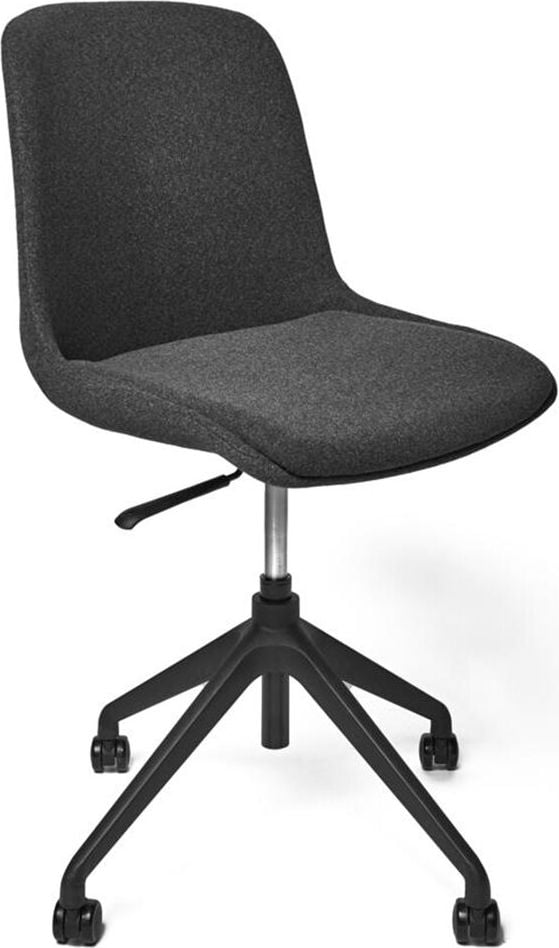 Besucherstuhl Deskin TERNI DV 352451, ohne Armlehne, Fußkreuz schwarz, mit Rollen