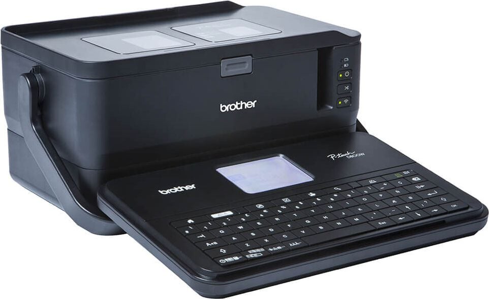 Brother Beschriftungsgerät P-touch D800W, für Tze-Schriftbänder 3,5-36mm, abnehmbare
Tastatur, WLAN, inkl. Netzadapter, USB- und
Tastaturkabel
