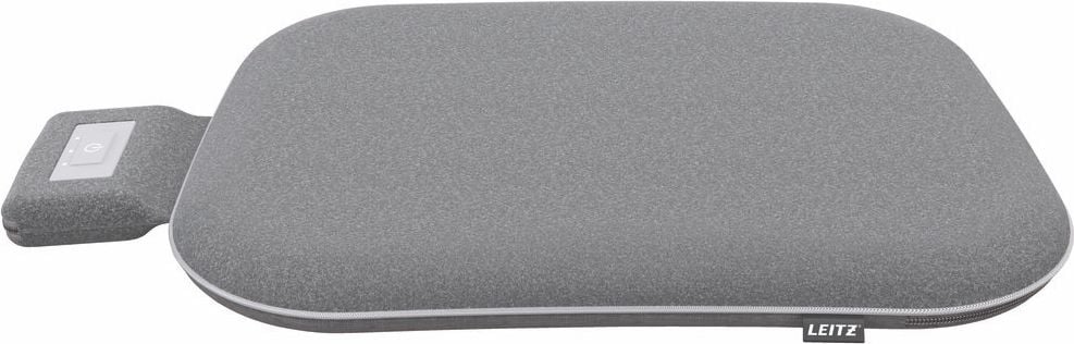 Sitzkissen beheizbar Leitz iComfi 65920085, beheizbar, 30x300x400mm, 3 Wärmestufen (bis 43 Grad), kabellos mit Akku, Polyster, grau, grau