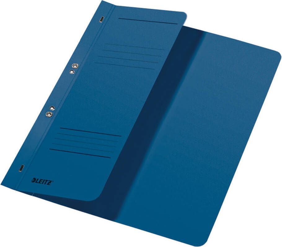 Ösenhefter Leitz 3741, A4, 1/2 Deckel, Amtsheftung, Manilakarton
250 g/m² Pack 50 Stück, blau