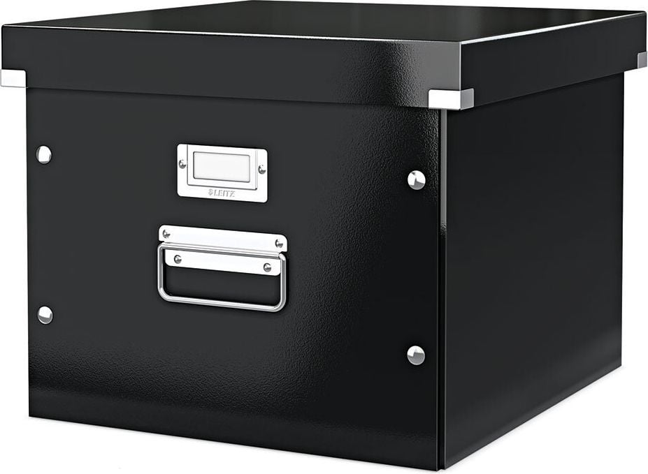 Hängebox Leitz Ablage- und Transportbox Click & Store 6046, für 15 Hängemappen, mit Deckel, schwarz