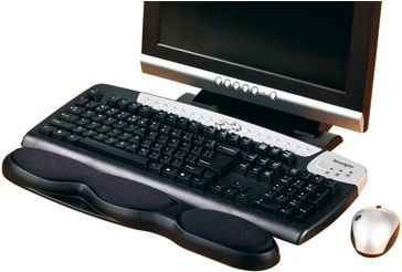Handgelenkauflage Kensington 62385, für Tastatur, Gelfüllung, schwarz