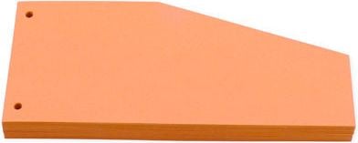 Trennstreifen Corona Trapez, 10,5/5,5x24cm, trapezförmig, 190 g/m²
Recycling-Karton, Pack 100 Stück, orange