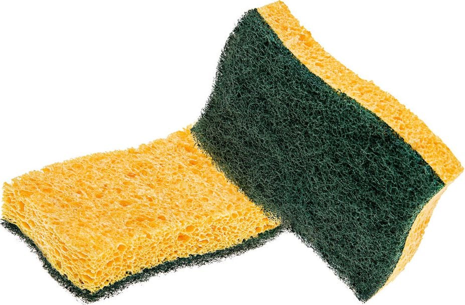 Reinigungsschwamm Scotch-Brite Power Classic, extra stark, entfernt mühelos Fett und
eingebrannte Lebensmittel, Naturfaser, Pack
2 Stück