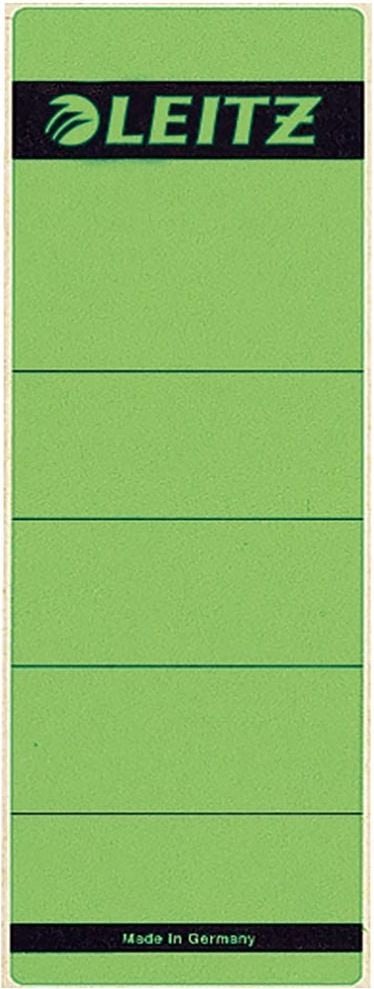 Rückenschilder Leitz 1642, breit/kurz, 192x61,5mm, selbstklebend, Pack
10 Stück, grün