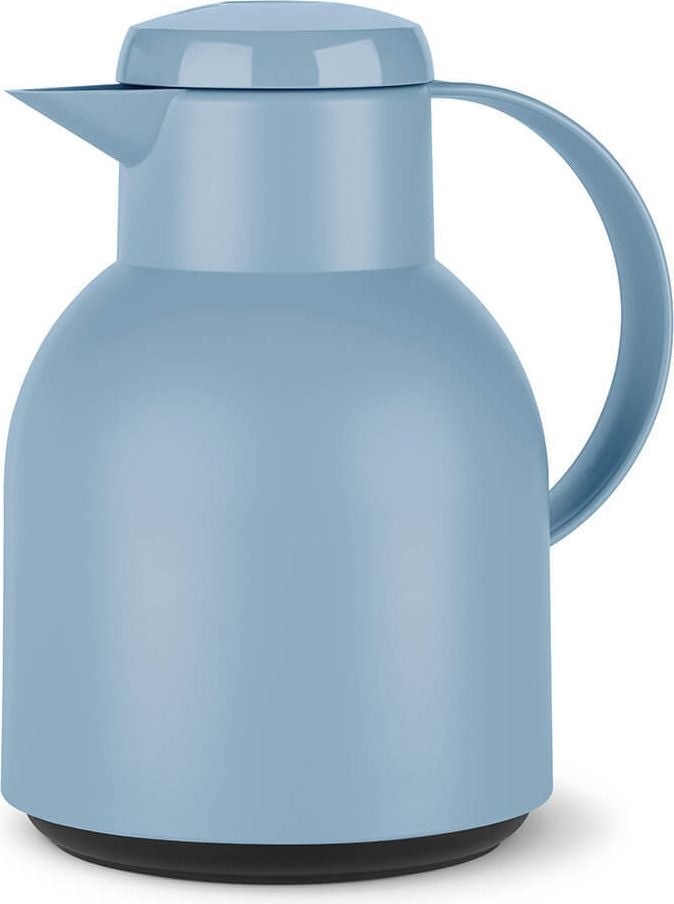 Isolierkannen Emsa SAMBA, Inhalt: 1 Liter, Kunststoff, Quick Press Verschluss, blau
