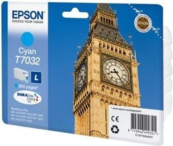 Epson Tintenpatrone T7032, cyan, 800 Seiten, 9,6ml