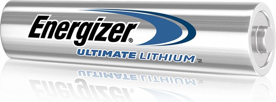 Batterien Energizer Ultimate Lithium Micro (AAA), 1,5 Volt, temperaturbeständig von −40 C bis +60 C, enthält recycelte Materialien, Pack 4 Stück