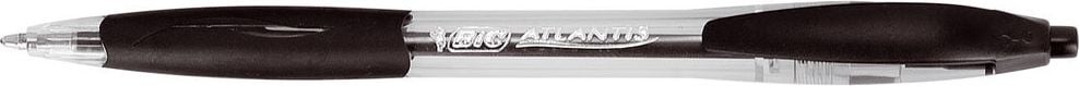 Kugelschreiber BIC Atlantis Classic 88713, Mehrweg, 0,4mm, Druckmechanik,
Schaftfarbe=Schreibfarbe, schwarz