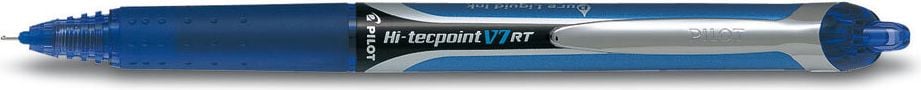 Tintenroller Pilot Hi-tecpoint V7 RT BXRT 2257, 0,4mm, Gehäusefarbe=Schreibfarbe, blau, blau