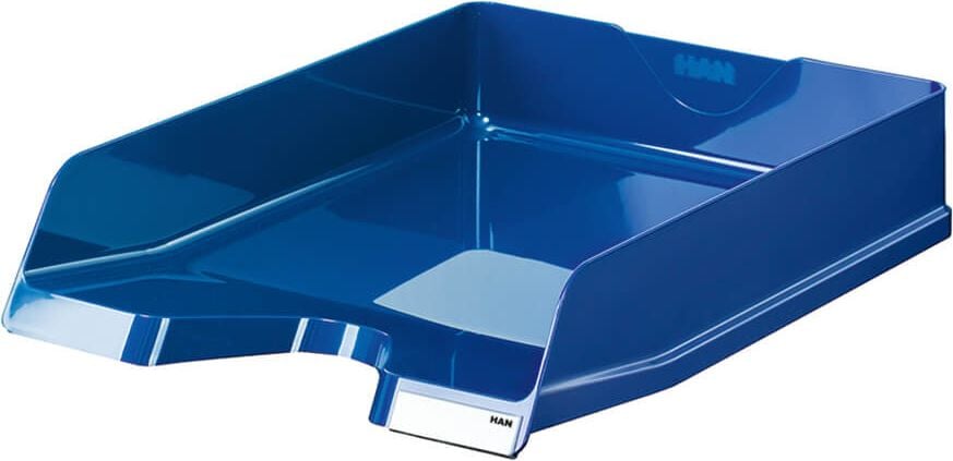 Ablagekorb HAN VIVA 10275, A4, 6,5cm hoch, Polystyrol (PS), farbig oder
transparent, dunkelblau