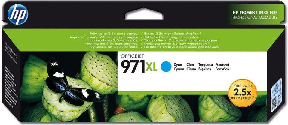 HP Tintenpatrone CN626AE Nr. 971XL, cyan, 6.600 Seiten