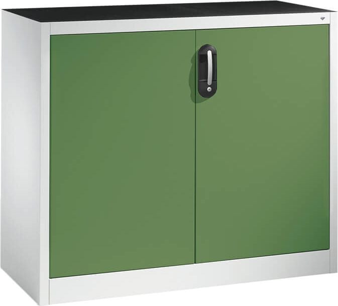 Werkstattschrank CP Serie 89 Werkzeugschrank 8831-000, 120x100x50cm (BxHxT), 1 Boden, 2 Flügeltüren,
Gummiriefenmatte, hellgrün