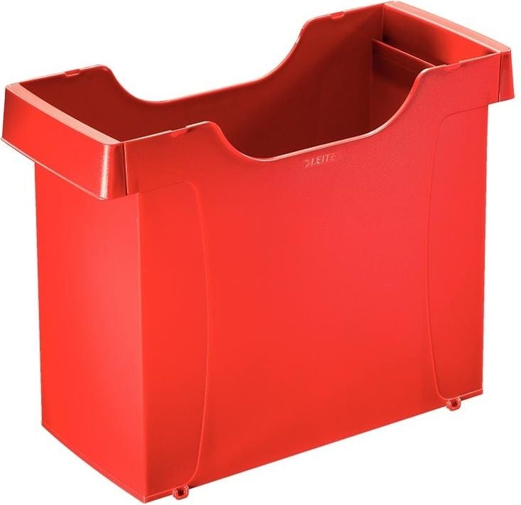 Hängebox Leitz Hängemappenbox Uni-Box Plus 1908, für 20 Hängemappen, ohne Deckel, rot