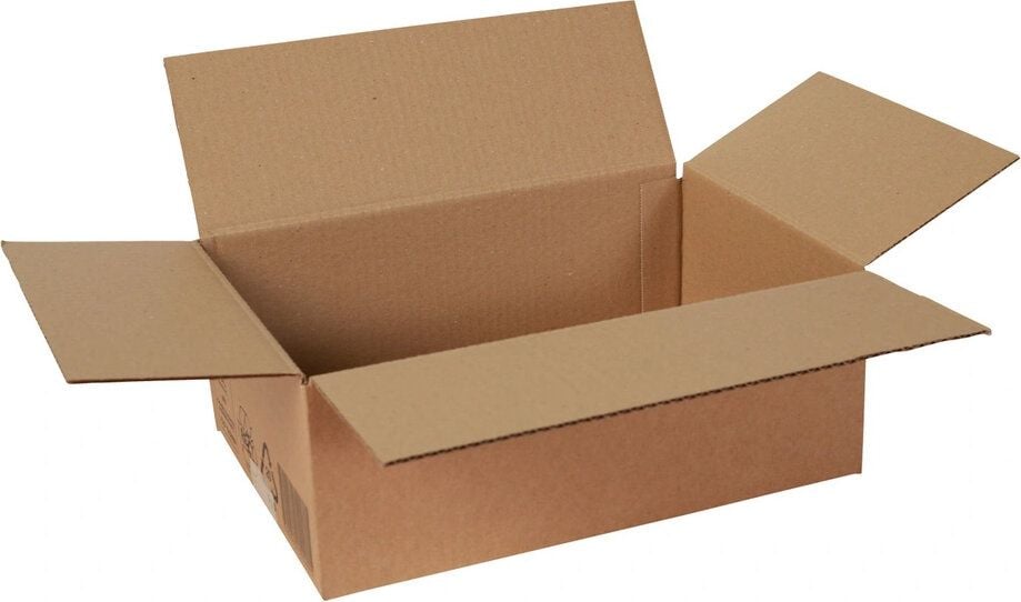 Versandkarton FEFCO 0201 KWP1-006, 310x215x120mm (LxBxH), braun, ohne
Höhenrillung, Pack 25 Stück