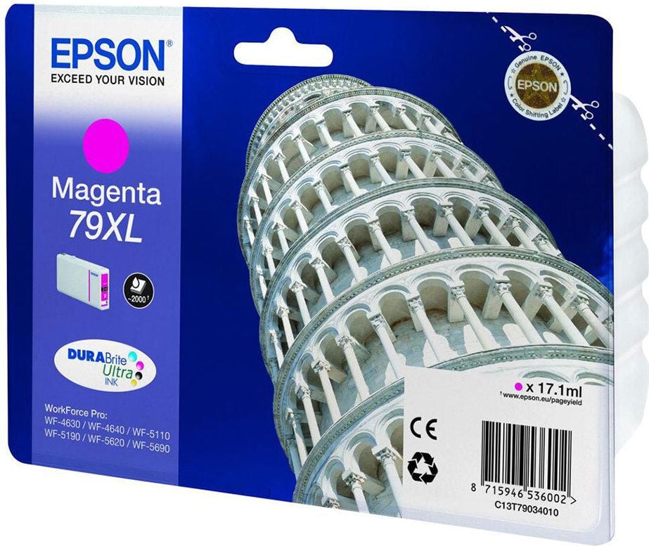 Epson Tintenpatrone T7903 79XL, magenta, 2.000 Seiten