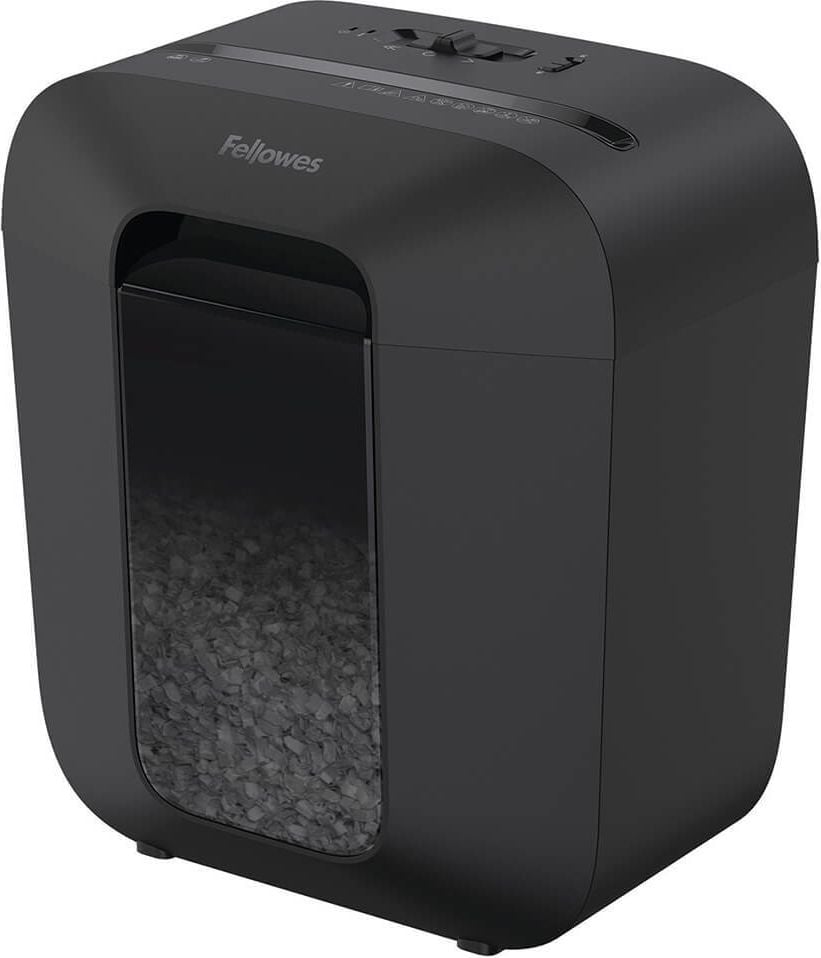 Aktenvernichter Fellowes Powershred LX25M 4170601, 4x12mm Mini-Partikelschnitt, ca. 6 Blatt,
11,5 Liter Behälter