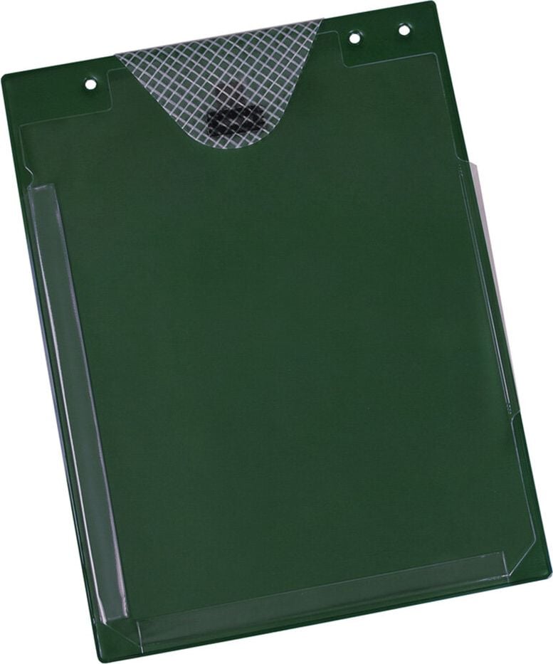 Auftragstasche Eichner Jumbo, DIN A4, mit Dehnfalte, Schlüsselfach mit
Klettverschluss, Pack 10 Stück, grün