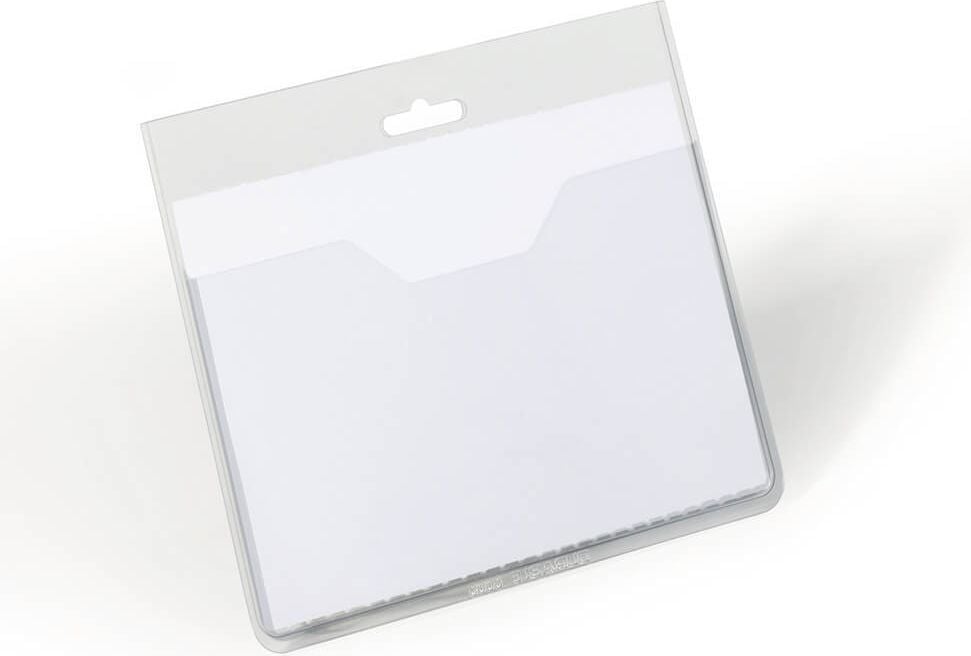 Namensschilder Durable 8136, 60x90mm, Clip-Ausstanzung (ohne Clip), offene
Ausführung, Pack 20 Stück